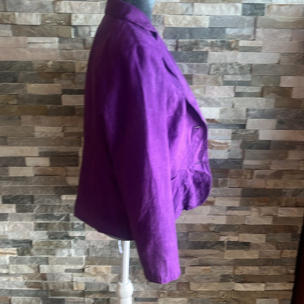 Notations Purple Blazer for Men - Picture 7 of 9